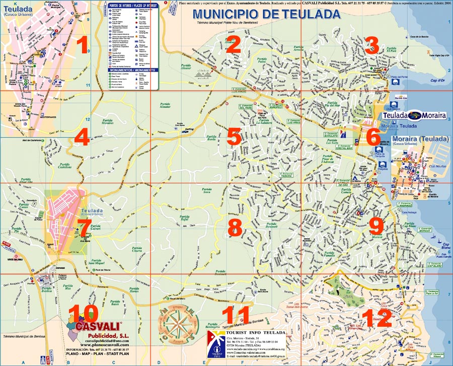 Moraira Information | Interactive Map and Street-Guide for Moraira and Teulada