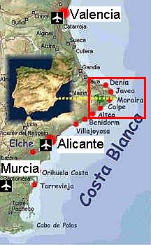 Airports on the Costa Blanca