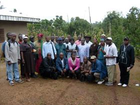 Representatives from local farmer groups